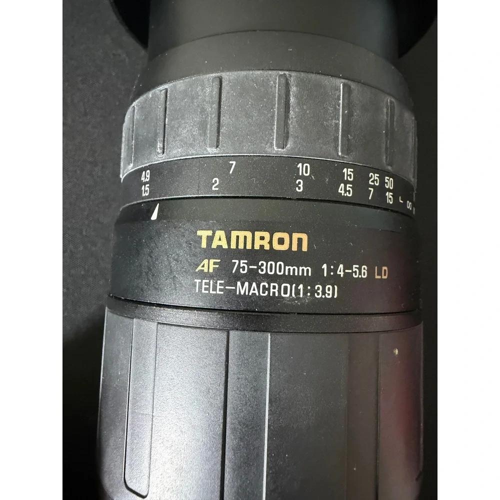 Tamron AF 75-300mm f/4-5.6 LD Tele-Macro Lens for Minolta AF Sony A Black